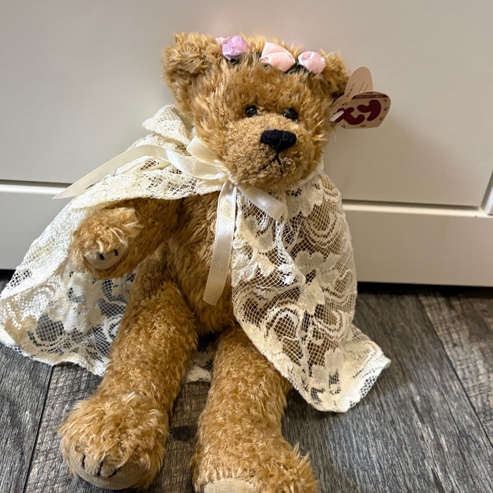 Ty Attics Treasure Teddy Bear Eve Plush 1993 poseable limbs